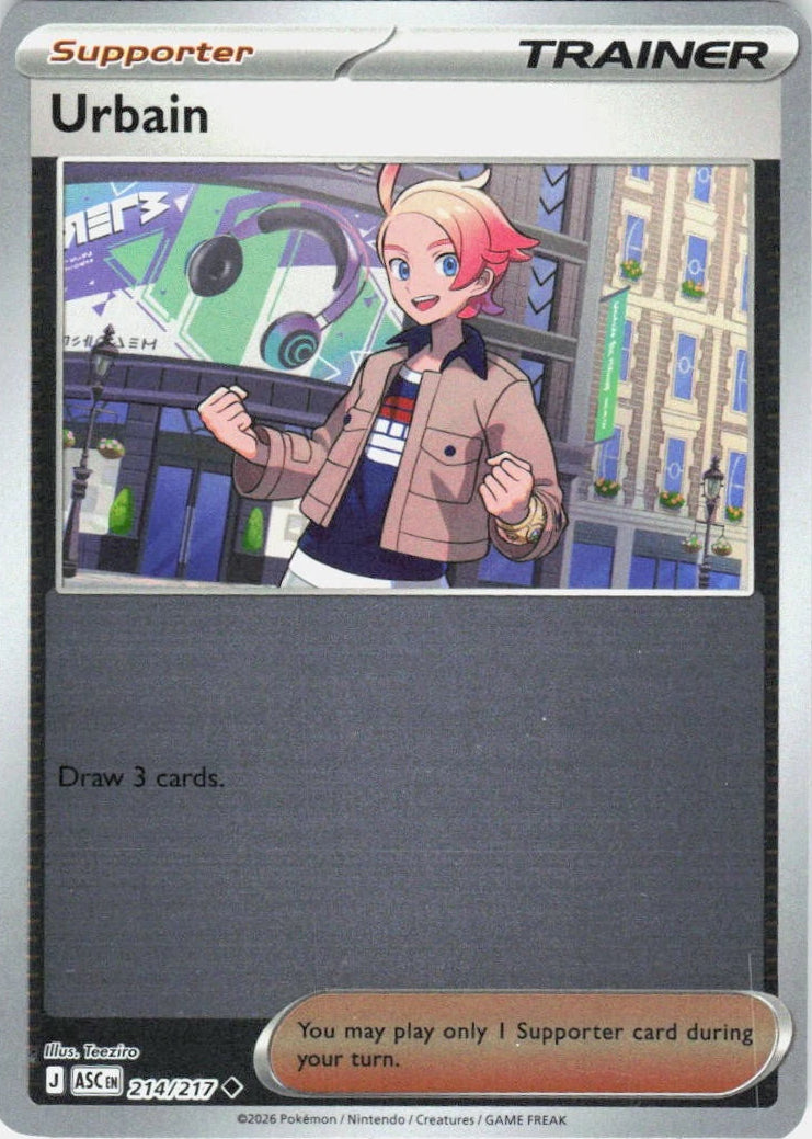 Urbain [Reverse Holo] #214 Pokemon Ascended Heroes