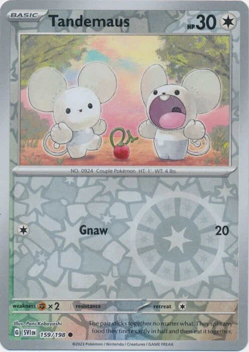 Tandemaus [Reverse Holo] #159 Pokemon Scarlet & Violet (Lightly Played)