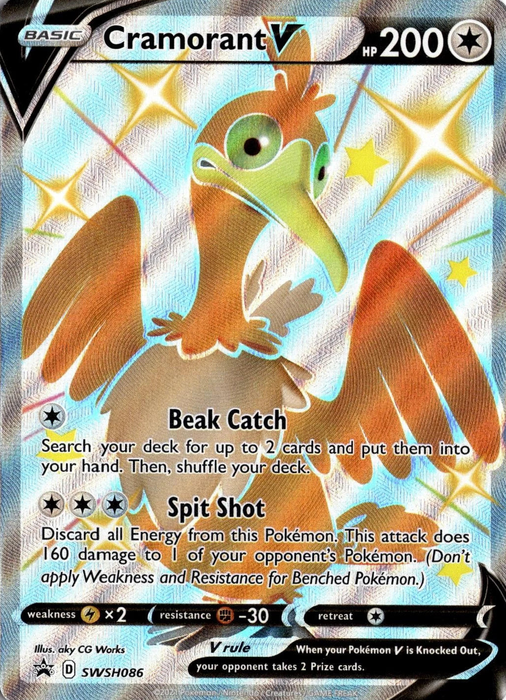 Cramorant V #SWSH086 Pokemon Promo