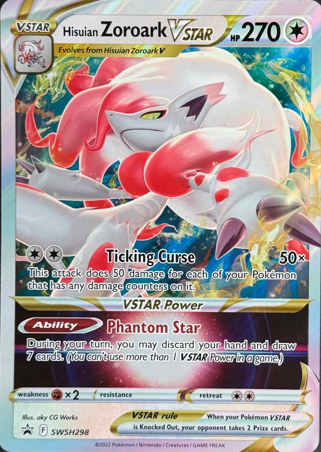 Hisuian Zoroark VSTAR #298 Pokemon Promo
