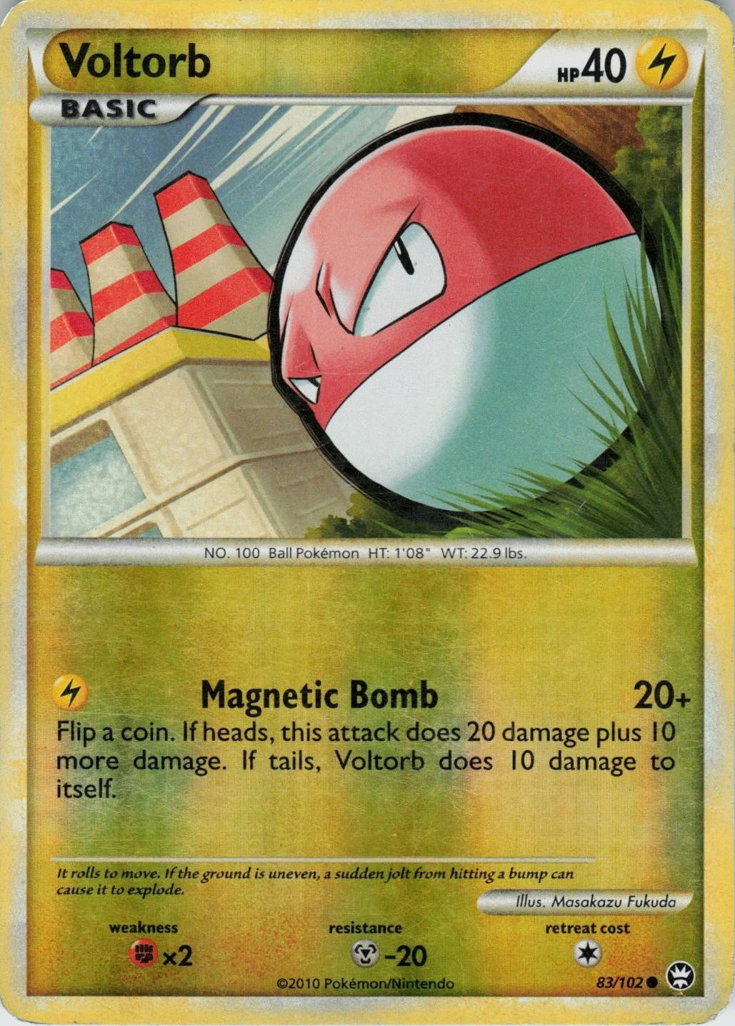 Voltorb [Reverse Holo] #83 Pokemon Triumphant