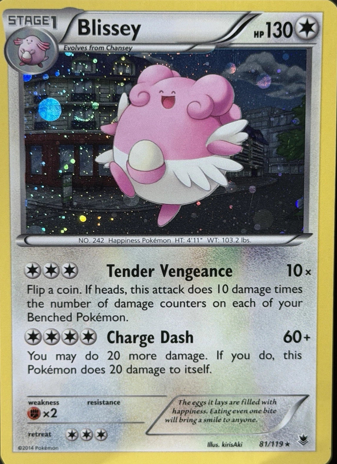 Blissey [Cosmos Holo] #81 Pokemon Phantom Forces