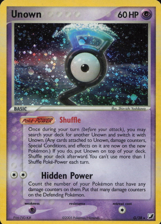 Unown [G] Pokemon Unseen Forces