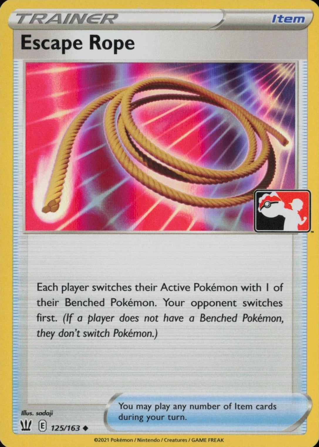 Escape Rope #125 [Prize Pack] Pokemon Battle Styles