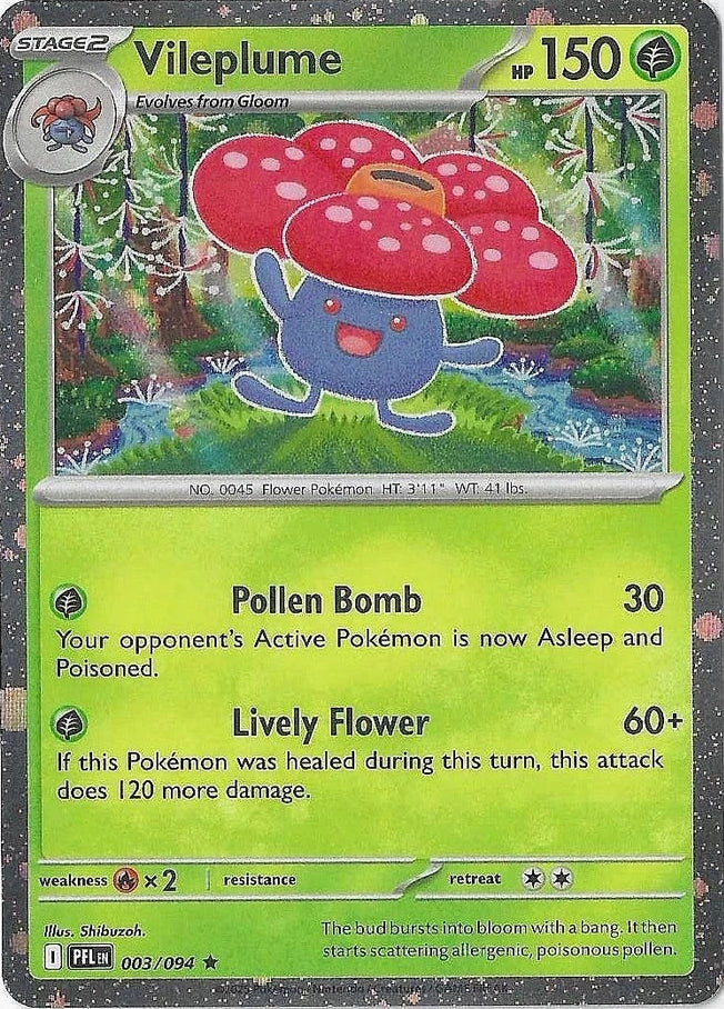 Vileplume [Cosmos Holo] #3 Pokemon Phantasmal Flames
