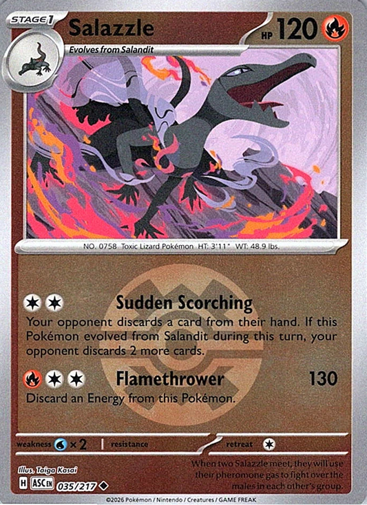 Salazzle [Ball] #35 Pokemon Ascended Heroes