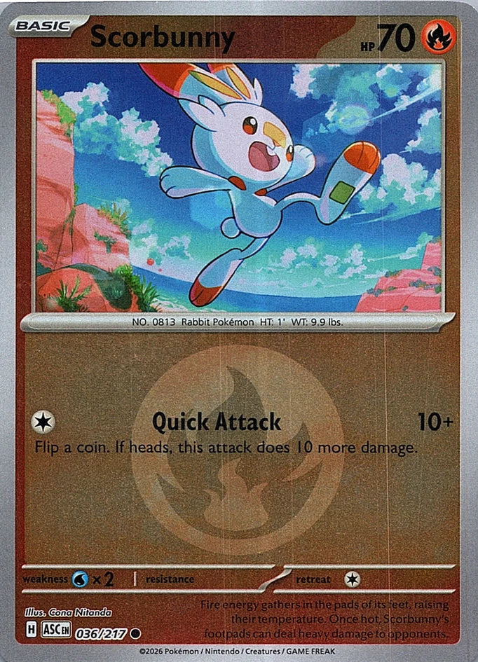 Scorbunny [Energy] #36 Pokemon Ascended Heroes