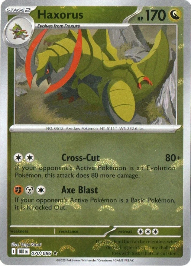 Haxorus [Poke Ball] #70 Pokemon Black Bolt