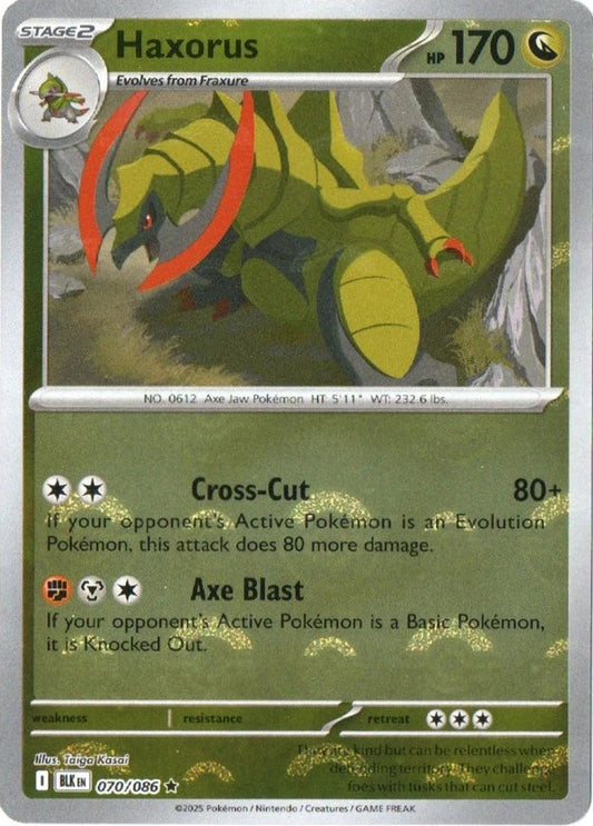 Haxorus [Poke Ball] #70 Pokemon Black Bolt