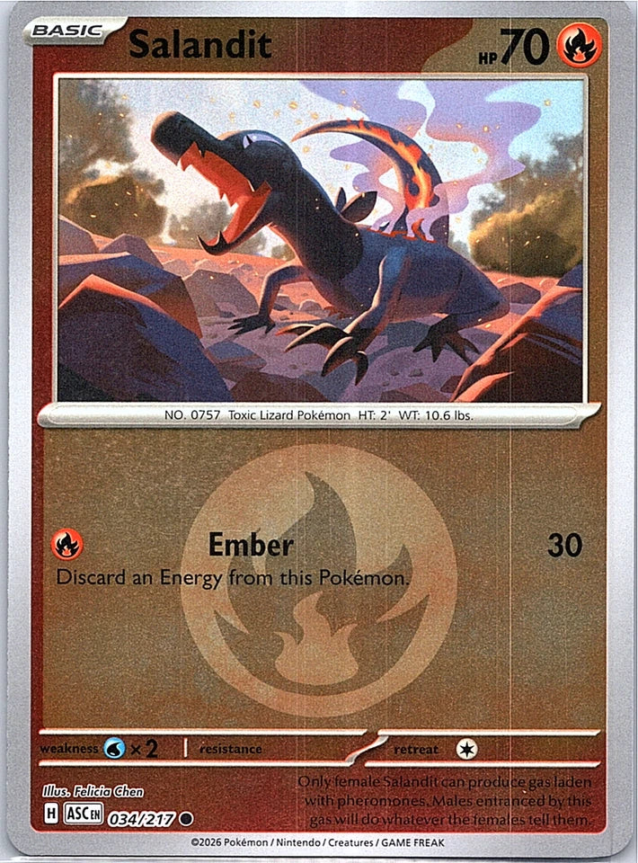 Salandit [Energy] #34 Pokemon Ascended Heroes