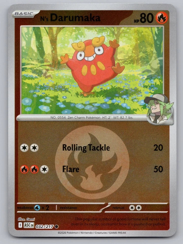 N's Darumaka [Energy] #32 Pokemon Ascended Heroes