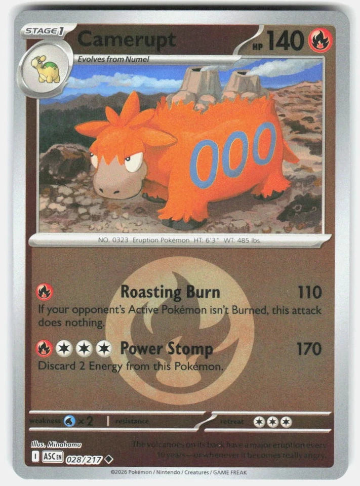 Camerupt [Energy] #28 Pokemon Ascended Heroes