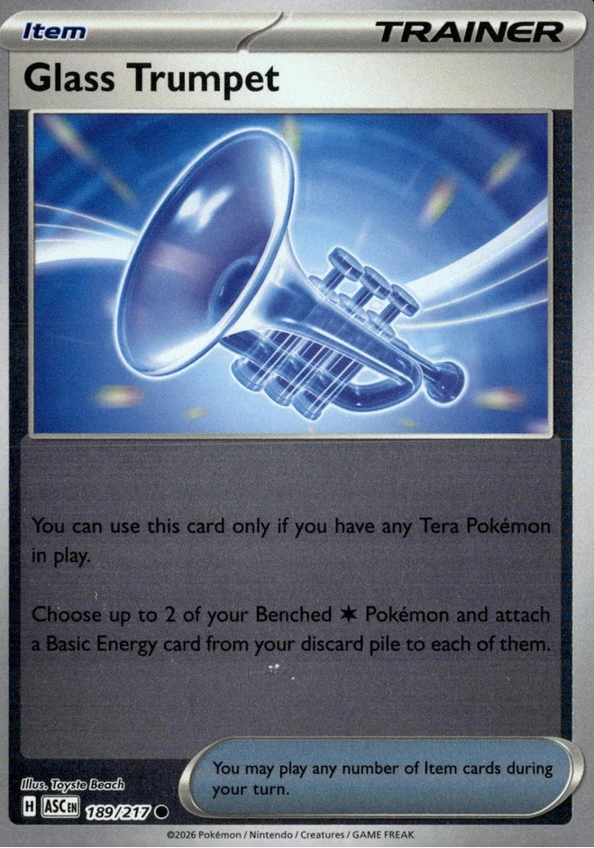 Glass Trumpet [Reverse Holo] #189 Pokemon Ascended Heroes