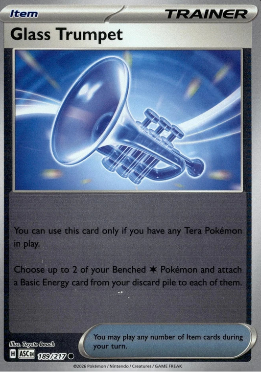 Glass Trumpet [Reverse Holo] #189 Pokemon Ascended Heroes
