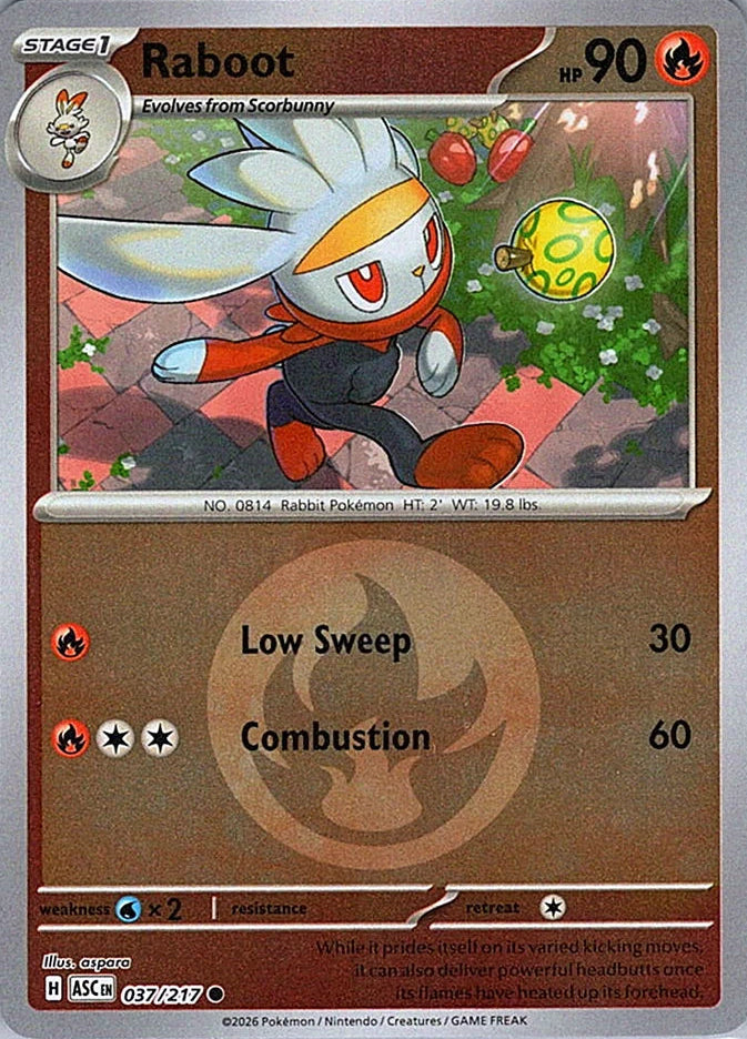 Raboot [Energy] #37 Pokemon Ascended Heroes