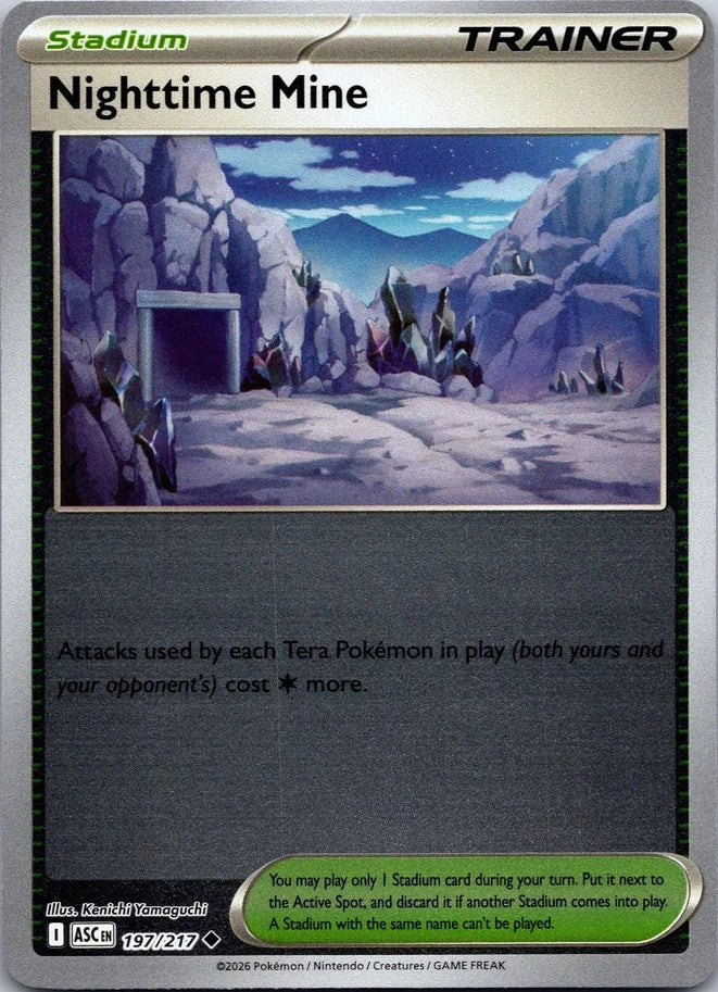 Nighttime Mine [Reverse Holo] #197 Pokemon Ascended Heroes