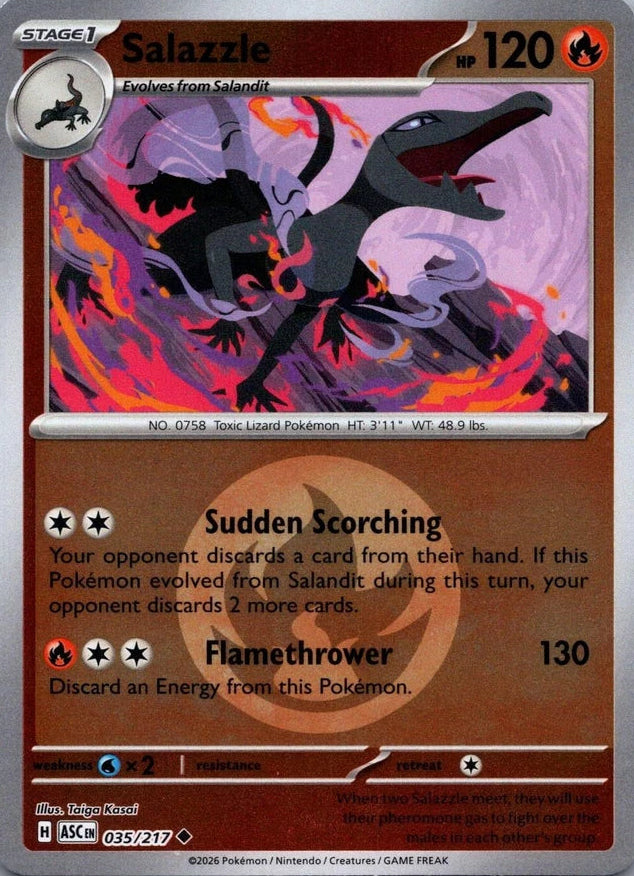 Salazzle [Energy] #35 Pokemon Ascended Heroes
