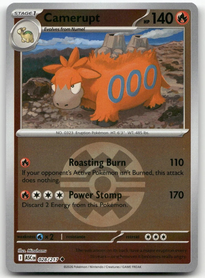 Camerupt [Ball] #28 Pokemon Ascended Heroes