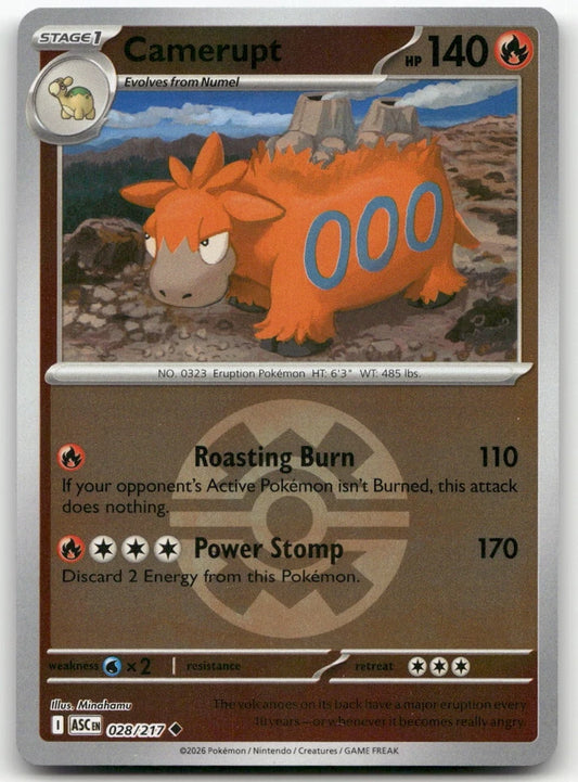 Camerupt [Ball] #28 Pokemon Ascended Heroes